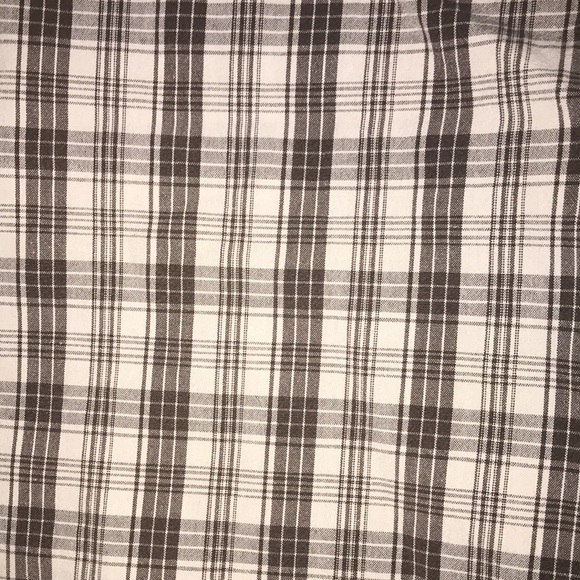 Brown & White Plaid Shorts 36 - Picture 2 of 3